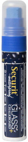 SECURIT Waterproof, strong waterproof marker, blue - Marker - Main image