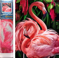 Norimpex Flamingos 30 × 40 cm - Diamond Painting
