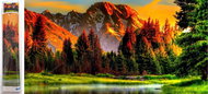 Norimpex Krajina 80 × 40 cm - Diamantové malování