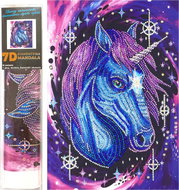 Norimpex 7D Star Unicorn 30 × 40 cm - Diamond Painting
