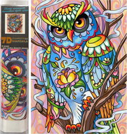 Norimpex 7D Patrolling Owl 30 × 40 cm - Diamond Painting