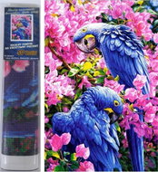 Norimpex Blue Parrots 30 × 40 cm - Diamond Painting