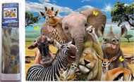 Norimpex Safari selfie 30 × 40 cm - Diamond Painting