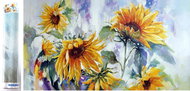 Norimpex Sunflowers 80 × 40 cm - Diamond Painting