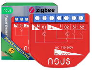 Nous B3Z ZigBee Smart spínací modul (2 kanály, měření spotřeby) - Spínač