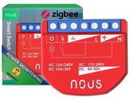 Nous B2Z ZigBee Smart spínací modul (1 kanál, měření spotřeby) - Spínač