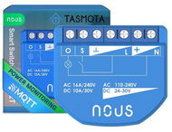 Nous B2T WiFi Tasmota spínací modul (1 kanál, měření spotřeby, ESP32) - Spínač