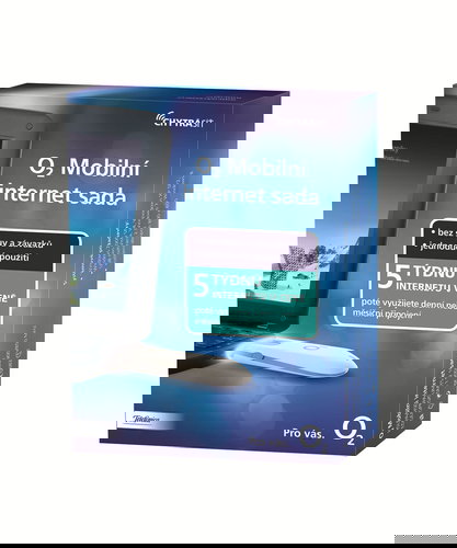 O2 Mobilní internet sada 5 týdnů internetu v ceně s FUP 3,5 GB (100 MB denně) - - - Main image