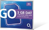 O2 Předplacená karta GO 3 GB - SIM karta
