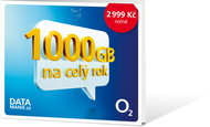 O2 Roční datové připojení 1000GB (POUZE SIM BEZ PLACENÉ SLUŽBY) - SIM Card