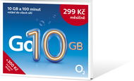 O2 Předplacená karta Go 10 GB - SIM karta