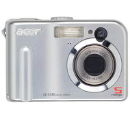 Acer CE-5330, CCD 5 Mpx, 3x zoom, 2" LCD, 2x AA, SD - Digital Camera