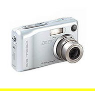 Acer CS-5531, 5.18 mil. bodů, 3x/ 4x zoom, 2.5" LCD, 64MB SD, pouzdro, hliníkové tělo - Digital Camera