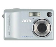 Acer CS-6531, CCD 6 Mpx, 3x zoom, 2.5" LCD, Li-Ion, SD, pouzdro, hliníkové tělo - Digital Camera