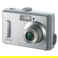 BenQ DC C420, 4 mil. bodů CCD, 3x/ 4x zoom, 1.8" LCD, 12MB + SD karty, USB, 2xAA - Digital Camera