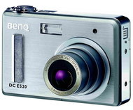 BenQ DC E520, 5 mil. bodů PENTAX CCD, 3x/ 4x zoom, 2.5" LCD, 32MB + SD karty, USB, Li-Ion - Digital Camera