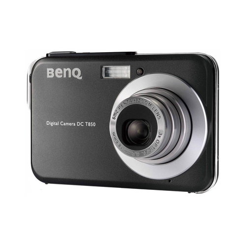 BenQ DC T850 černý (black), CCD 8 Mpx, Pentax optika, 3x zoom, 3" dotykový LCD, Li-Ion, SD/SDHC - Digital Camera - Main image