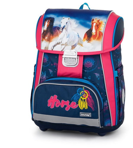 OXYBAG Premium Schulrucksack Pferde - Schulrucksack - Hauptbild