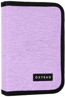 OXYBAG Unicolor 1 Ebene 2 Klappen, unbestückt, violett - Federmäppchen