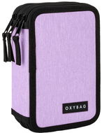 OXYBAG Unicolor 3patrový nevybavený, violet - Penál