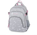 OXYBAG Studentský batoh OXY SCOOLER Grey Geometric