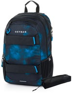 OXYBAG Student backpack + case OXY SPORT Grunge boy - Backpack