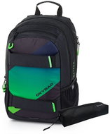 OXYBAG Student backpack + case OXY SPORT Ombre boy - Backpack