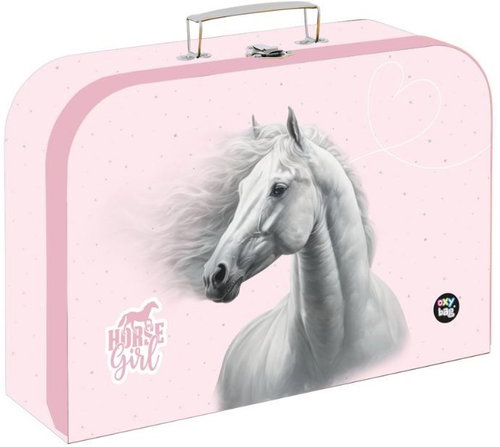 Oxybag laminált bőrönd, 34 cm, PREMIUM LIGHT, ló, romantic - Kisbőrönd - Fő fotó