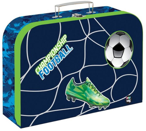 Oxybag Laminatkoffer 34 cm PREMIUM LIGHT Fußball - Handkoffer - Hauptbild