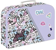 Oxybag Laminated suitcase 34 cm PREMIUM Funny Girl - Small Briefcase