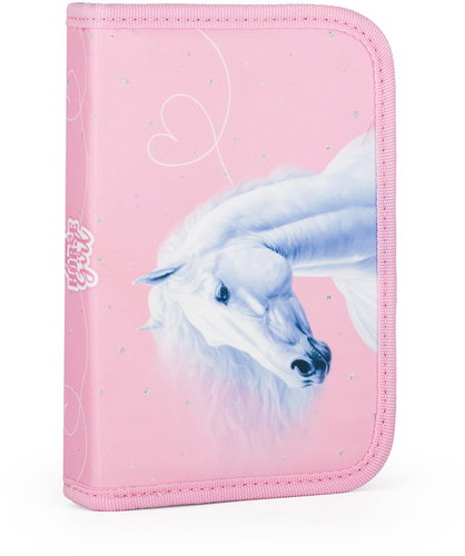 OXYBAG Pencil case 1 size 2 flaps, empty Horse romantic - Pencil Case - Main image