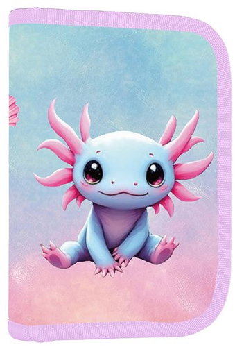 OXYBAG Federmäppchen 1-stöckig, 2 Klappen, leer Axolotl - Federmäppchen - Hauptbild