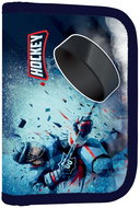 OXYBAG Einstöckiges Federmäppchen, 2 Klappen, leer, Eishockey - Federmäppchen