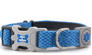 Hugo & Hudson 3D light blue obojek, Velikost L-Wide - Collar