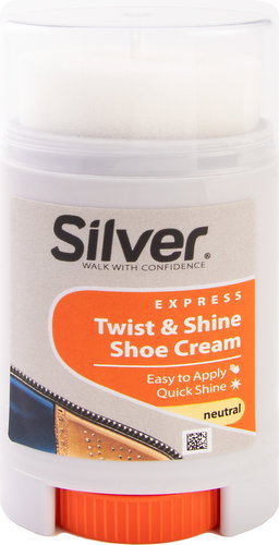 SILVER Self-glossing cream with screw system - colourless 50 ml - Shoe Cream - Main image