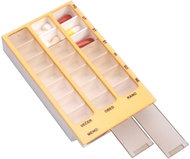 Obzor Weekly/daily dispenser 3 parts, different colours, SLOVAK version - Pill Dispenser