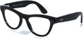 Meta RAY-BAN Meta Skyler (Standard) Smart Glasses (Gen 2) - Shiny Black, Clear