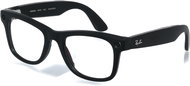 Meta RAY-BAN Meta Wayfarer (Large) Smart Glasses (Gen 2) - Matte Black, Clear - Smart Glasses