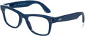 Meta RAY-BAN Meta Wayfarer (Large) Smart Glasses (Gen 2) - Shiny Cosmic Blue, Clear to Sapphire Tran