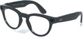 Meta RAY-BAN Meta Headliner (Standard) Smart Glasses (Gen 2) - Shiny Asteroid Grey, Clear to Emerald