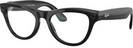 Meta RAY-BAN Meta Skyler (Standard) Smart Glasses - Shiny Black, Clear - VR Goggles