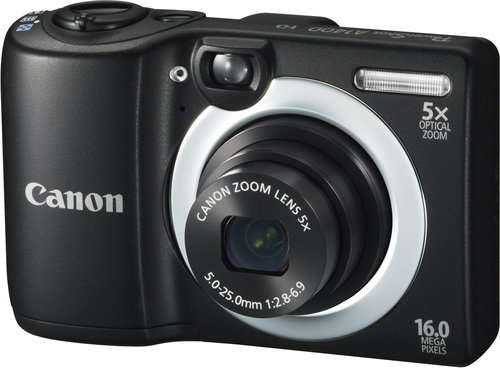 Canon PowerShot A1400 black - Digital Camera - Main image