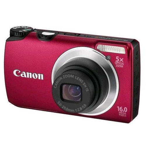 CANON PowerShot A3300 red - Digital Camera - Main image