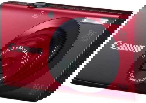 Canon PowerShot A3400 red Main image Canon PowerShot A3400 red - Digital Camera - Main image