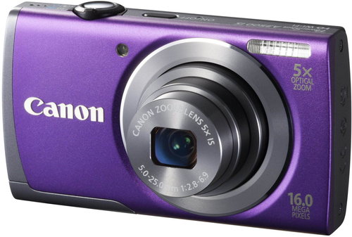 Canon PowerShot A3400 IS purple - Digital Camera - Main image