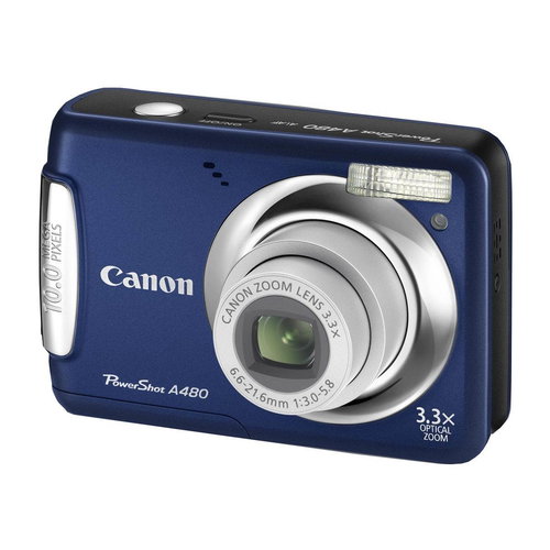 CANON PowerShot A480 blue - Digital Camera - Main image