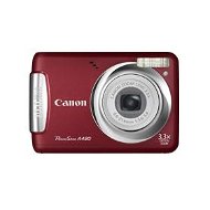 Canon PowerShot A480 červený - Digitálny fotoaparát