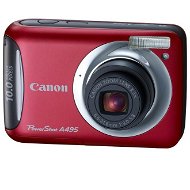 Canon PowerShot A495 červený - Digitální fotoaparát