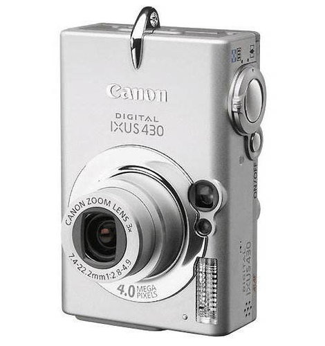 Canon Digital IXUS 430 kompakt 4.1 mil. pixelu - Digital Camera - Main image