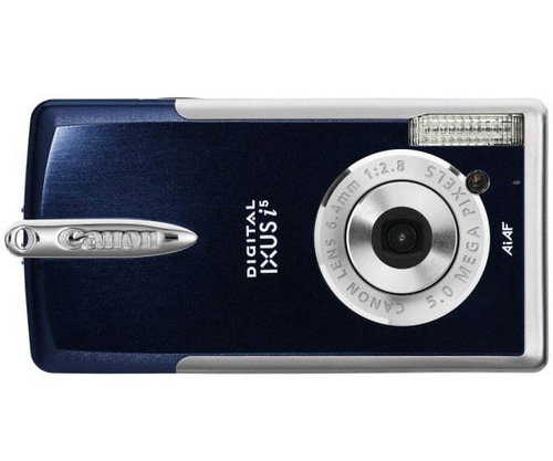 Canon Digital IXUS i5 - modrý (blue), kompakt 5.0 mil. pixelu - Digital Camera - Main image